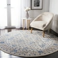 thumbnail image 1 of SAFAVIEH Brentwood Gillian Floral Area Rug, Light Gray/Blue, 3' x 3' Round, 1 of 11