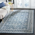 thumbnail image 1 of SAFAVIEH Brentwood Gillian Floral Area Rug, Navy/Light Gray, 3' x 3' Square, 1 of 11