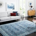 thumbnail image 1 of SAFAVIEH Brentwood Gillian Floral Area Rug, Navy/Red, 6'7" x 6'7" Square, 1 of 13