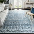 thumbnail image 1 of SAFAVIEH Brentwood Naomh Geometric Area Rug, 9' x 9' Square, Navy/Light Grey, 1 of 7