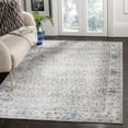 thumbnail image 1 of SAFAVIEH Brentwood Pompeii Geometric Area Rug, Light Gray/Blue, 5' x 5' Square, 1 of 12