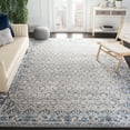 thumbnail image 1 of SAFAVIEH Brentwood Pompeii Geometric Area Rug, Light Gray/Blue, 8' x 8' Square, 1 of 9
