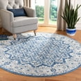 thumbnail image 1 of SAFAVIEH Brentwood Pompeii Geometric Area Rug, Navy/Light Gray, 6'7" x 6'7" Round, 1 of 9