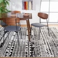 thumbnail image 1 of SAFAVIEH Brentwood Rubye Distressed Area Rug, Black/Ivory, 6'7" x 6'7" Square, 1 of 10