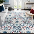 thumbnail image 1 of SAFAVIEH Brentwood Rudolf Southwestern Area Rug, Navy/Gray, 9' x 12', 1 of 11