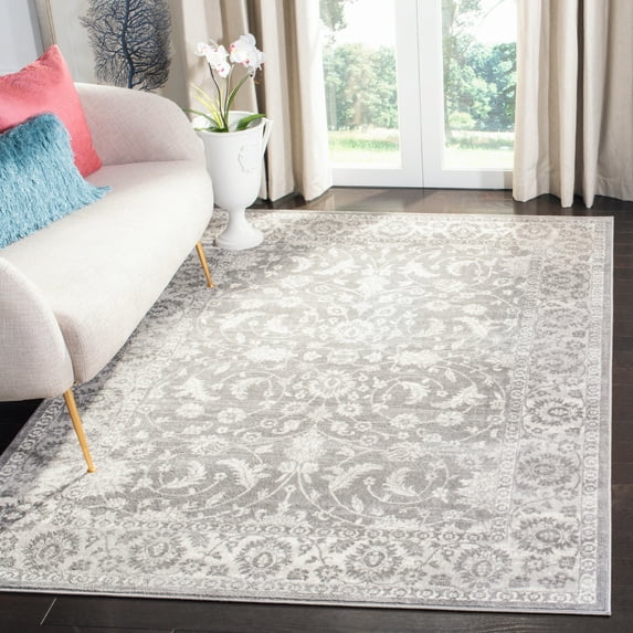 SAFAVIEH Brentwood Darwin Oriental Area Rug, Cream/Gray, 3' x 5'