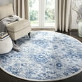 thumbnail image 1 of SAFAVIEH Brentwood Logan Geometric Area Rug, Cream/Blue, 6'7" x 6'7" Round, 1 of 8