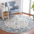 thumbnail image 1 of SAFAVIEH Brentwood Teale Oriental Area Rug, Blue/Light Gray, 6'7" x 6'7" Round, 1 of 11