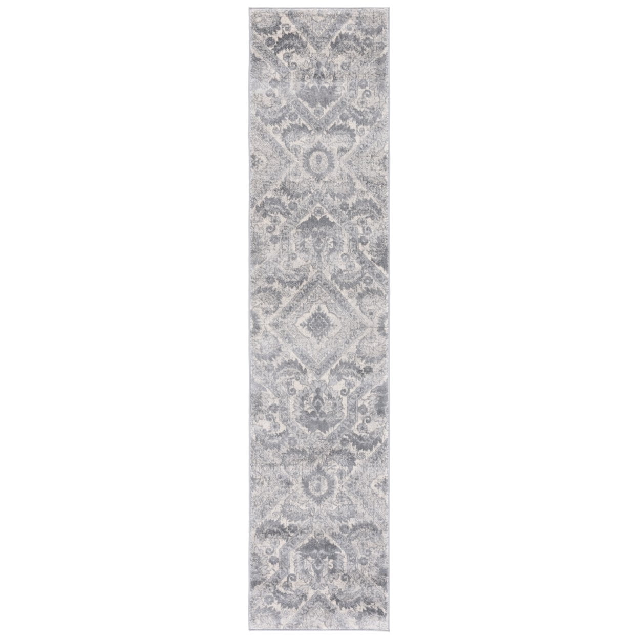 SAFAVIEH Brentwood Zharko Oriental Area Rug, 4' x 6', Grey/Light Grey