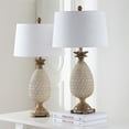 thumbnail image 1 of SAFAVIEH Briar Pineapple 30.5 in H Lamp, Antique Cream/Brown, Set of 2, 1 of 7