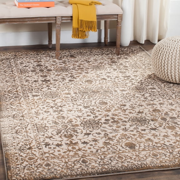 SAFAVIEH Brilliance Edin Oriental Area Rug, Cream/Bronze, 4' x 6'