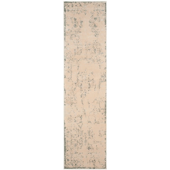 SAFAVIEH Brilliance Della Oriental Runner Rug, Cream/Light Blue, 2'2" x 8'