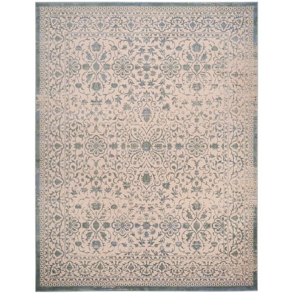 SAFAVIEH Brilliance Edin Oriental Runner Rug, Cream/Sage, 2'2" x 8'
