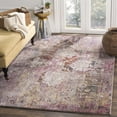 thumbnail image 1 of SAFAVIEH Bristol Letha Floral Polyester Area Rug, Pink/Gray, 7' x 7' Square, 1 of 8