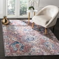 thumbnail image 1 of SAFAVIEH Bristol Felicity Oriental Polyester Area Rug, Dark Gray/Blue, 7' x 7' Square, 1 of 8