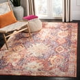 thumbnail image 1 of SAFAVIEH Bristol Felicity Oriental Polyester Area Rug, Rust/Lavender, 7' x 7' Square, 1 of 8