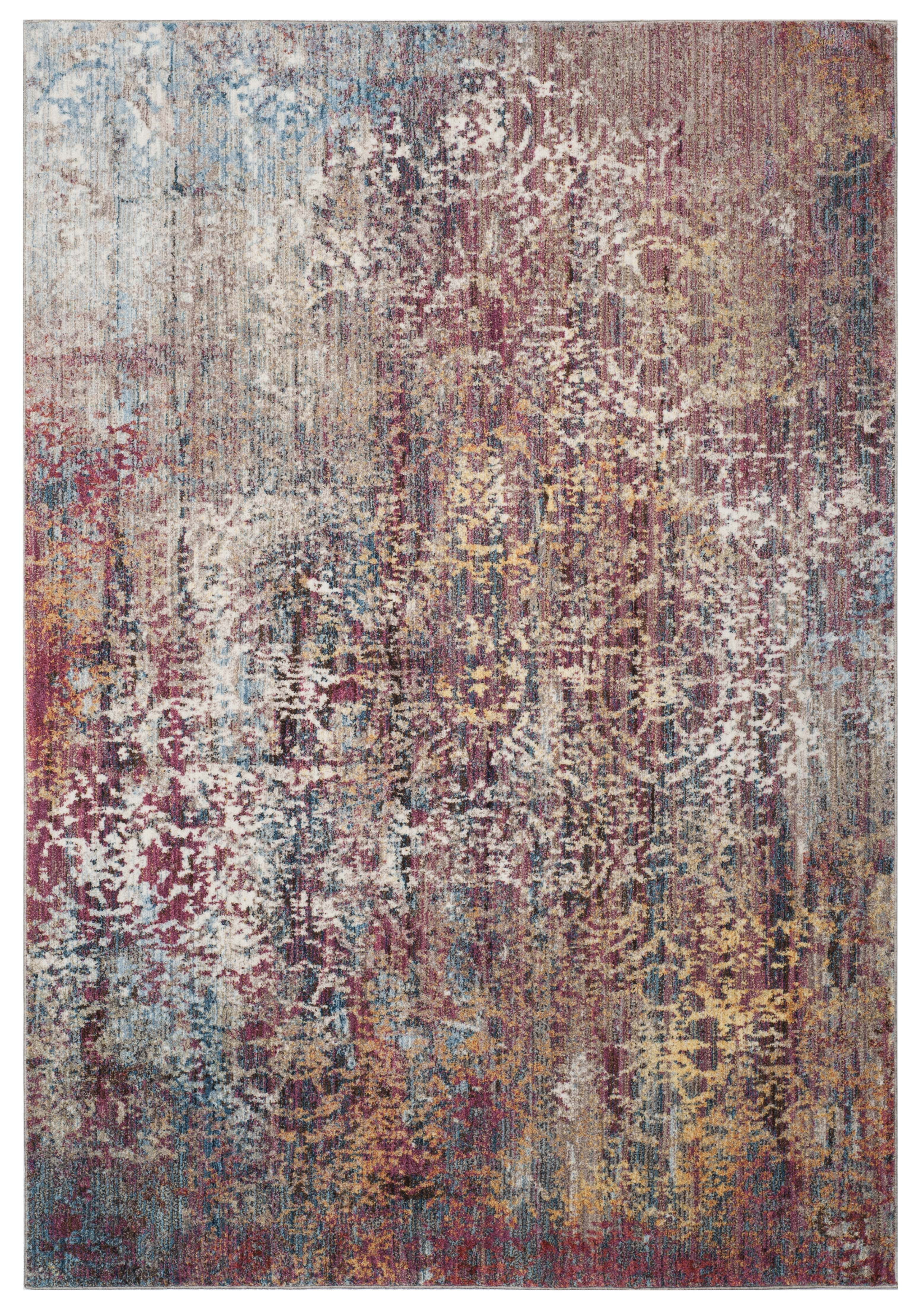 Bristol Multicolor Synthetic 3' x 5' Area Rug