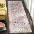 thumbnail image 1 of SAFAVIEH Bristol Calvagh Oriental Polyester Runner Rug, Lavender/Light Gray, 2'3" x 6', 1 of 8