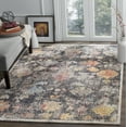 thumbnail image 1 of SAFAVIEH Bristol Naira Abstract Polyester Area Rug, Grey/Multi, 5'1" x 7'6", 1 of 7