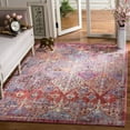 thumbnail image 1 of SAFAVIEH Bristol Wyatt Geometric Polyester Area Rug, Rose/Multi, 5'1" x 7'6", 1 of 9
