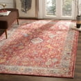 thumbnail image 1 of SAFAVIEH Bristol Xzavier Oriental Polyester Area Rug, Rose/Light Gray, 7' x 7' Square, 1 of 8