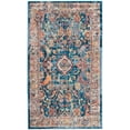 thumbnail image 1 of SAFAVIEH Bristol Xzavier Traditional Polyester Area Rug, Blue/Light Grey, 3' x 5', 1 of 5