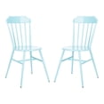 thumbnail image 1 of SAFAVIEH Broderick Outdoor Patio Side Chair, Baby Blue, Set of 2, 1 of 11