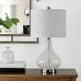 thumbnail image 1 of SAFAVIEH Brooks 24 in. Modern Glass Table Lamp, Clear, 1 of 4