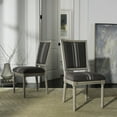 thumbnail image 1 of SAFAVIEH Buchanan 19''H French Brasserie Linen Rect Side Chair Grey / Beige, 1 of 7
