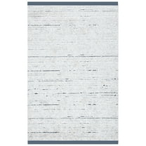SAFAVIEH Burko Kazi Abstract Area Rug, Grey/Ivory, 5'3" x 7'7"