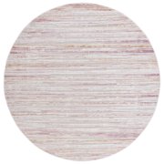 SAFAVIEH Cabana Alayna Indoor/Outdoor Area Rug, Rust/Ivory, 7' x 7' Round