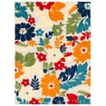 thumbnail image 1 of SAFAVIEH Cabana Annandale Floral Indoor/Outdoor Area Rug, Ivory/Orange, 5'3" x 7'7", 1 of 8