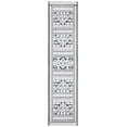 thumbnail image 1 of SAFAVIEH Cabana Arielle Geometric Indoor/Outdoor Runner Rug, Ivory/Grey, 2'2" x 7', 1 of 12