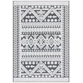 thumbnail image 1 of SAFAVIEH Cabana Arielle Ivory/Grey 2'2"X9' Runner Indoor/Outdoor Area Rug Ivory/Grey, 5'5" x 7'7", 1 of 13