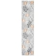 thumbnail image 1 of SAFAVIEH Cabana Blazhe Botanical Indoor/Outdoor Runner Rug, Grey/Ivory, 2' x 10', 1 of 12