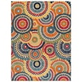 thumbnail image 1 of SAFAVIEH Cabana Brynn Floral Indoor/Outdoor Area Rug, Blue/Ivory, 9' x 12', 1 of 18