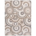 thumbnail image 1 of SAFAVIEH Cabana Brynn Floral Indoor/Outdoor Area Rug, Grey/Ivory, 6'7" x 9', 1 of 17