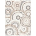 thumbnail image 1 of SAFAVIEH Cabana Brynn Floral Indoor/Outdoor Area Rug, Grey/Ivory, 8' x 10', 1 of 9