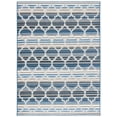thumbnail image 1 of SAFAVIEH Cabana Burke Geometric Indoor/Outdoor Area Rug, Blue/Grey, 6'7" x 9', 1 of 5