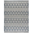 thumbnail image 1 of SAFAVIEH Cabana Burke Geometric Indoor/Outdoor Area Rug, Grey/Blue, 9' x 12', 1 of 13