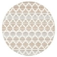 thumbnail image 1 of SAFAVIEH Cabana Burke Geometric Indoor/Outdoor Area Rug, Grey/Ivory, 6'7" x 6'7" Round, 1 of 8