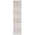 thumbnail image 1 of SAFAVIEH Cabana Burke Geometric Indoor/Outdoor Runner Rug, Grey/Ivory, 2'2" x 9', 1 of 12