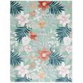thumbnail image 1 of SAFAVIEH Cabana Caris Floral Indoor/Outdoor Area Rug, Green/Rust, 8' x 10', 1 of 16