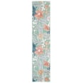 thumbnail image 1 of SAFAVIEH Cabana Caris Floral Indoor/Outdoor Runner Rug, Green/Rust, 2' x 9', 1 of 12