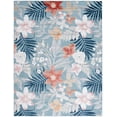 thumbnail image 1 of SAFAVIEH Cabana Caris Indoor/Outdoor Area Rug, Aqua/Rust, 9' x 12', 1 of 15