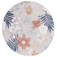 thumbnail image 1 of SAFAVIEH Cabana Caris Indoor/Outdoor Area Rug, Pink/Grey, 7' x 7' Round, 1 of 8