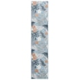thumbnail image 1 of SAFAVIEH Cabana Elwyn Indoor/Outdoor Runner Rug, Blue/Grey, 2' x 9', 1 of 12