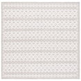 thumbnail image 1 of SAFAVIEH Cabana Ethan Geometric Indoor/Outdoor Area Rug, Grey/Ivory, 6'5" x 6'5" Square, 1 of 14