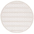 thumbnail image 1 of SAFAVIEH Cabana Ethan Geometric Indoor/Outdoor Area Rug, Natural/Ivory, 6'5" x 6'5" Round, 1 of 10
