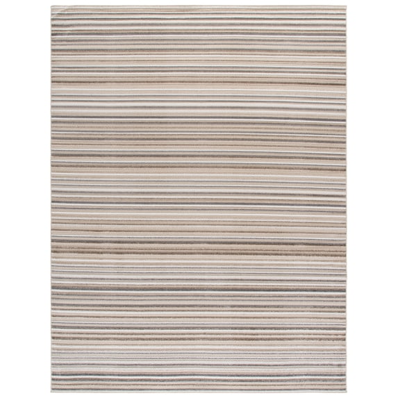 SAFAVIEH Cabana Fedelma Indoor/Outdoor Area Rug, Ivory/Grey, 9' x 12'